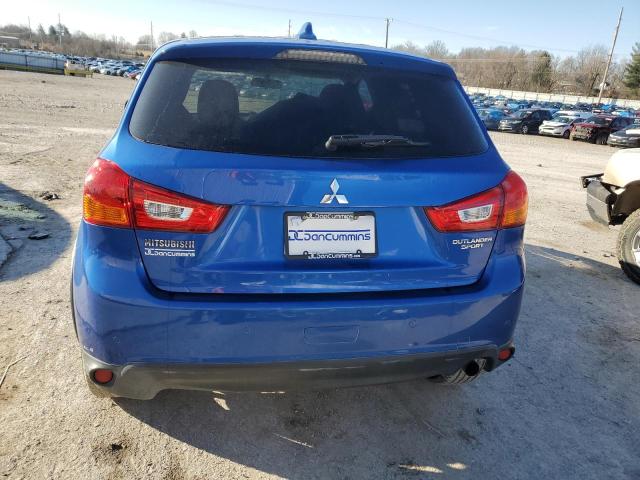 JA4AP3AU7HZ046753 - 2017 MITSUBISHI OUTLANDER ES BLUE photo 6