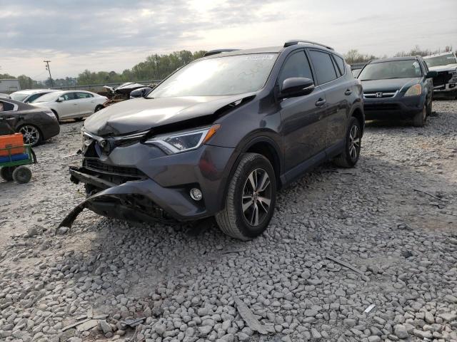 JTMRFREVXJJ222300 - 2018 TOYOTA RAV4 ADVENTURE GRAY photo 1