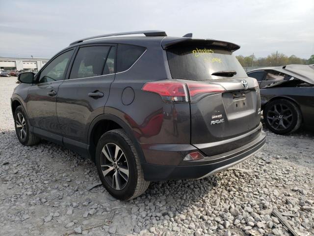 JTMRFREVXJJ222300 - 2018 TOYOTA RAV4 ADVENTURE GRAY photo 2