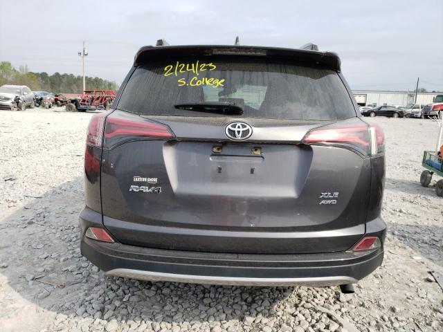 JTMRFREVXJJ222300 - 2018 TOYOTA RAV4 ADVENTURE GRAY photo 6