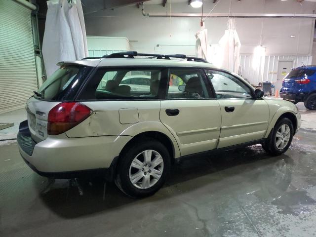 4S4BP61C057328870 - 2005 SUBARU LEGACY OUTBACK 2.5I BEIGE photo 3