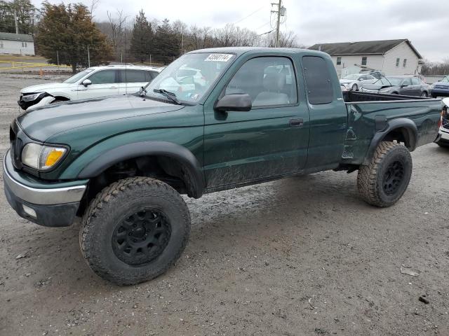 5TEWM72N91Z719264 - 2001 TOYOTA TACOMA XTRACAB GREEN photo 1