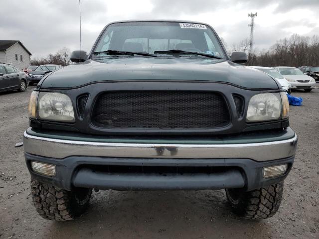 5TEWM72N91Z719264 - 2001 TOYOTA TACOMA XTRACAB GREEN photo 5