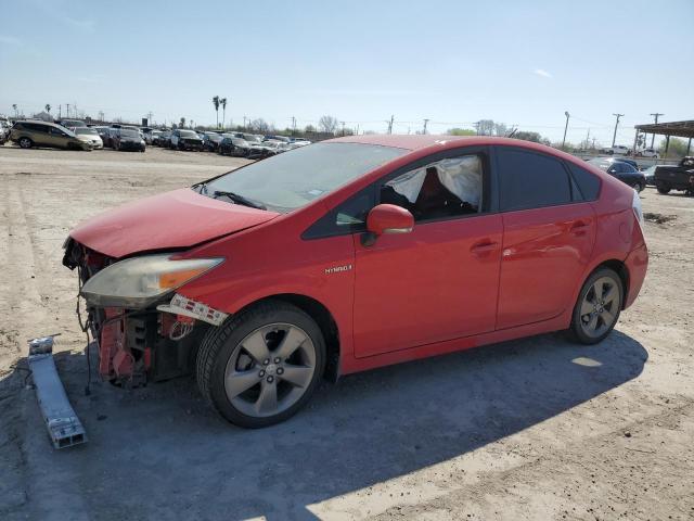 JTDKN3DU5F0410097 - 2015 TOYOTA PRIUS RED photo 1