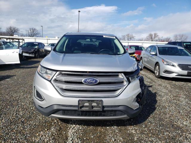 2FMPK3J98HBB31450 - 2017 FORD EDGE SEL SILVER photo 5