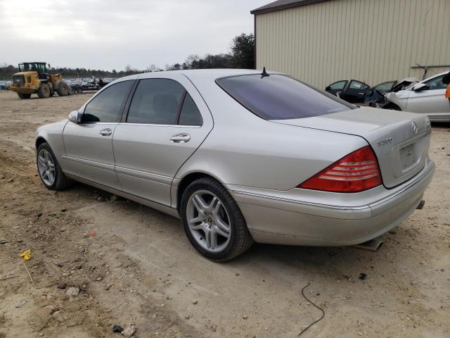 WDBNG84J53A378623 - 2003 MERCEDES-BENZ S 500 4MATIC SILVER photo 2