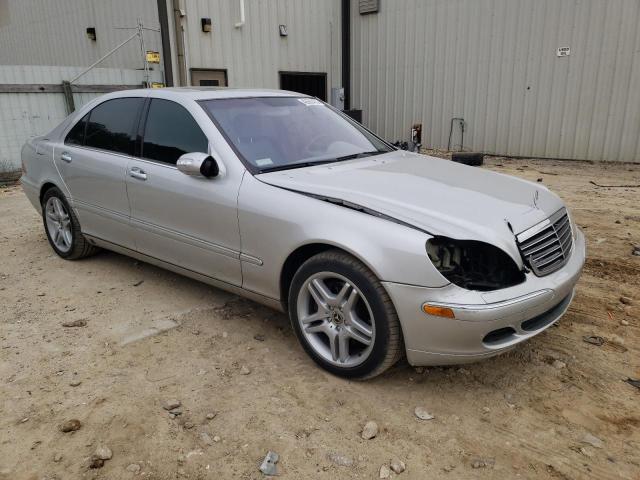 WDBNG84J53A378623 - 2003 MERCEDES-BENZ S 500 4MATIC SILVER photo 4