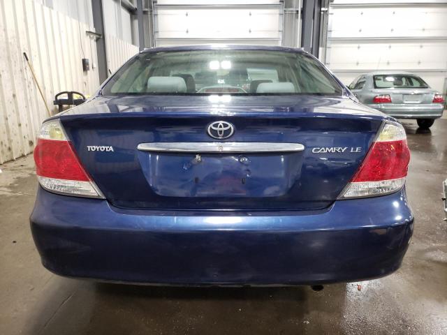 4T1BE32K16U150545 - 2006 TOYOTA CAMRY LE BLUE photo 6