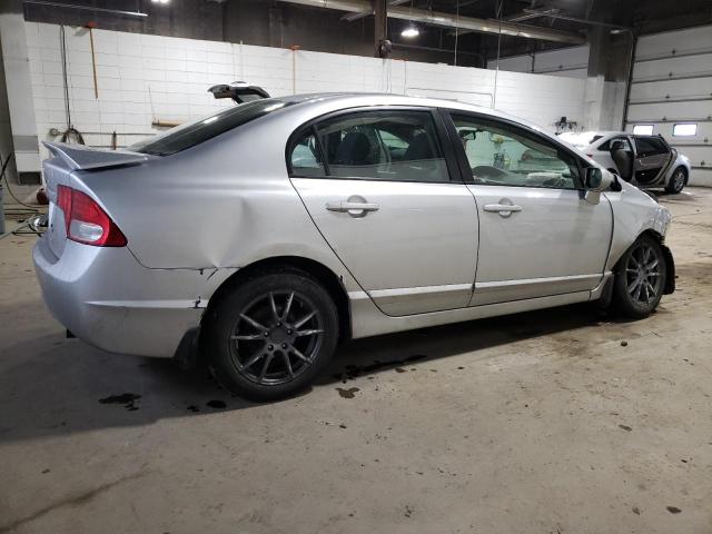 19XFA16869E003905 - 2009 HONDA CIVIC EX SILVER photo 3