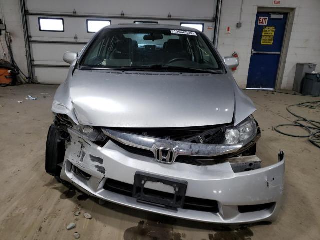 19XFA16869E003905 - 2009 HONDA CIVIC EX SILVER photo 5