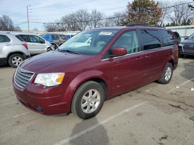 2A8HR54PX8R821517 - 2008 CHRYSLER TOWN & COU TOURING BURGUNDY photo 1