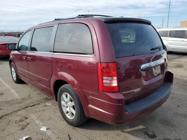 2A8HR54PX8R821517 - 2008 CHRYSLER TOWN & COU TOURING BURGUNDY photo 2