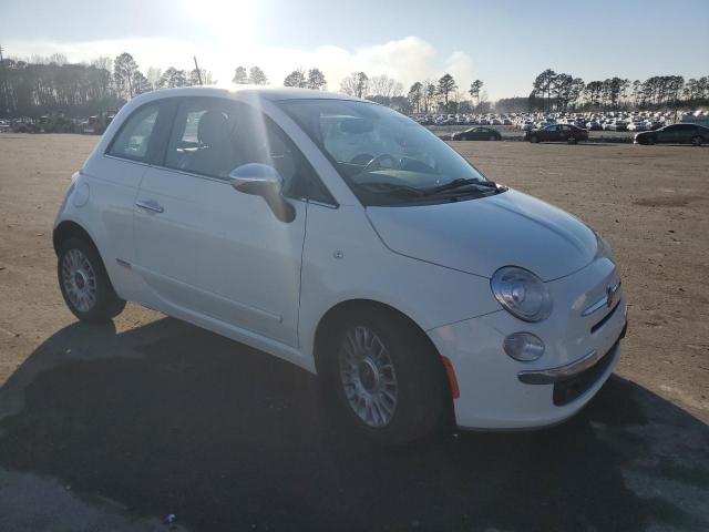 3C3CFFCR1DT673918 - 2013 FIAT 500 LOUNGE WHITE photo 4