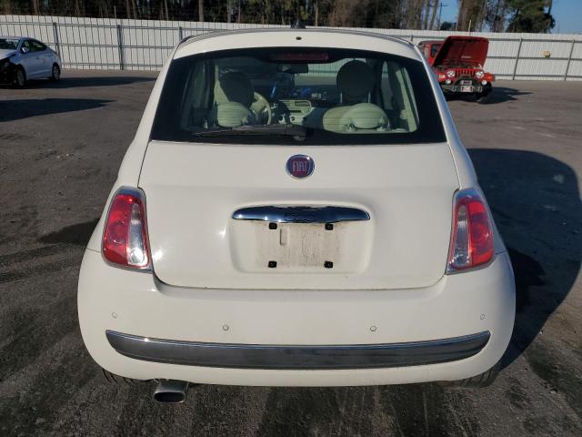 3C3CFFCR1DT673918 - 2013 FIAT 500 LOUNGE WHITE photo 6