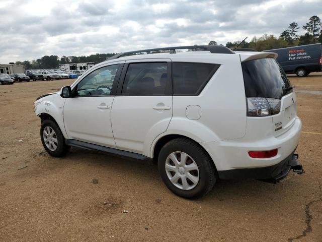 JA4AS2AW8CU004723 - 2012 MITSUBISHI OUTLANDER ES WHITE photo 2