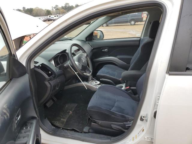 JA4AS2AW8CU004723 - 2012 MITSUBISHI OUTLANDER ES თეთრი ფოტო 7