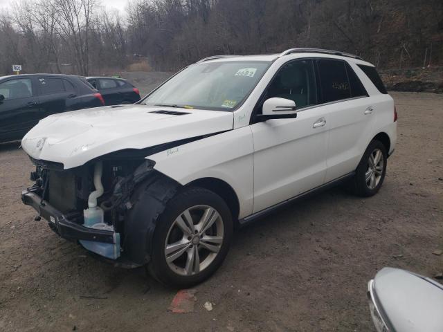 4JGDA5HB9FA513098 - 2015 MERCEDES-BENZ ML 350 4MATIC WHITE photo 1
