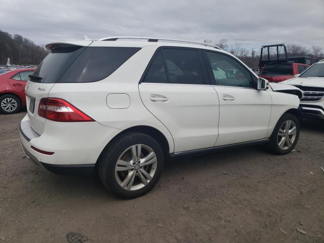 4JGDA5HB9FA513098 - 2015 MERCEDES-BENZ ML 350 4MATIC WHITE photo 3