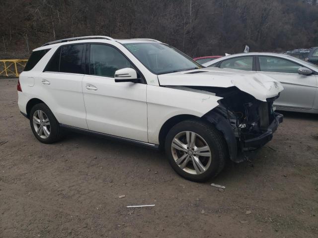 4JGDA5HB9FA513098 - 2015 MERCEDES-BENZ ML 350 4MATIC WHITE photo 4