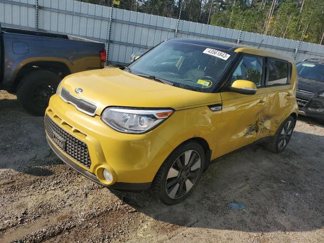 KNDJX3A54E7099383 - 2014 KIA SOUL ! YELLOW photo 1