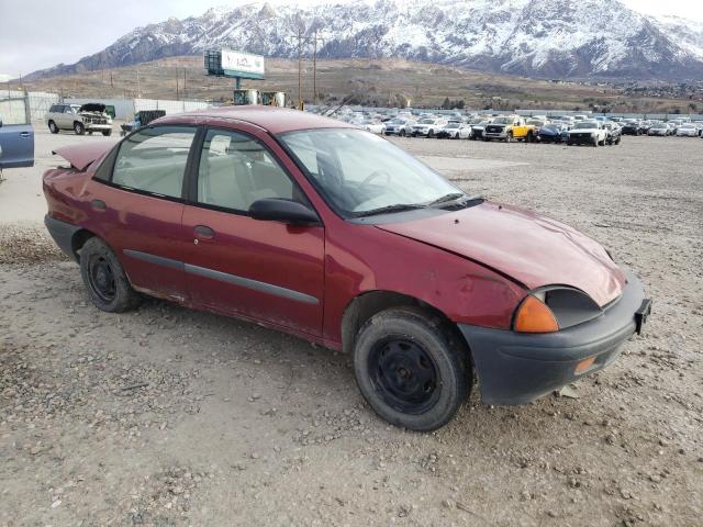 2C1MR5293S6755280 - 1995 CHEVROLET METRO BASE RED photo 4