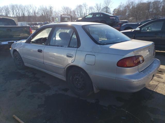 2T1BR12E2YC283273 - 2000 TOYOTA COROLLA VE SILVER photo 2