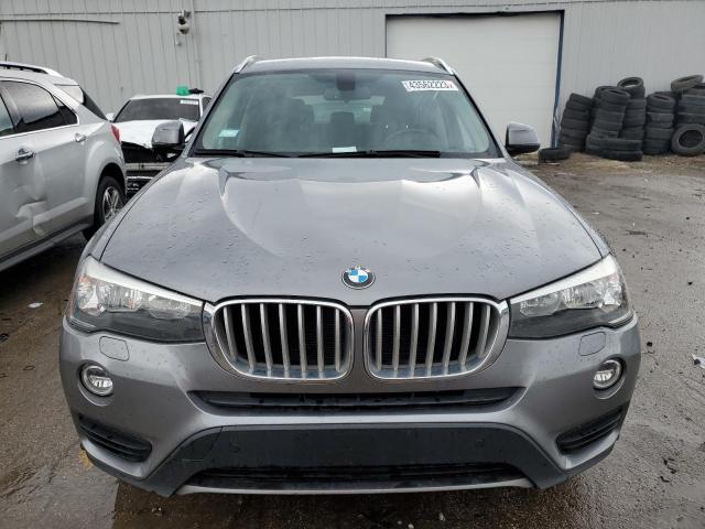 5UXWX9C57G0D63277 - 2016 BMW X3 XDRIVE28I GRAY photo 5