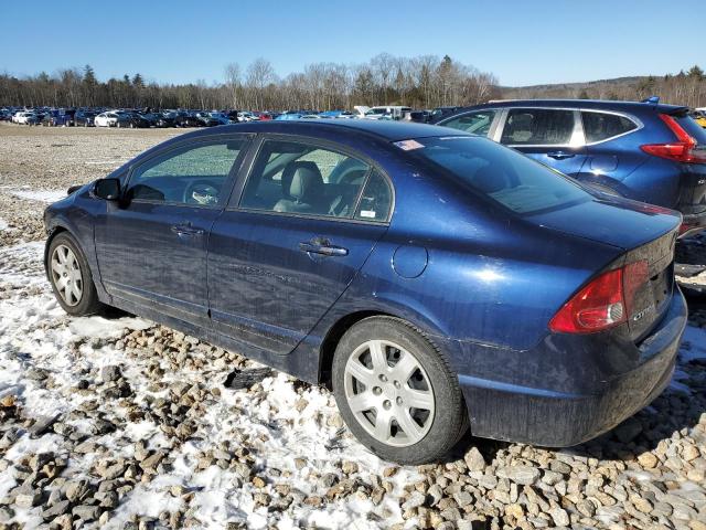 1HGFA16577L004234 - 2007 HONDA CIVIC LX BLUE photo 2