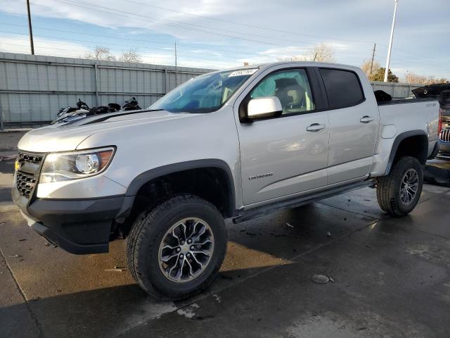 1GCGTEEN3J1260590 - 2018 CHEVROLET COLORADO ZR2 SILVER photo 1