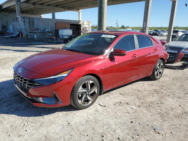 KMHLP4AG1PU583432 - 2023 HYUNDAI ELANTRA LIMITED RED photo 1