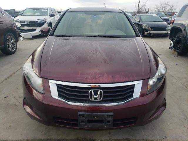 1HGCP26438A052020 - 2008 HONDA ACCORD LXP BURGUNDY photo 5