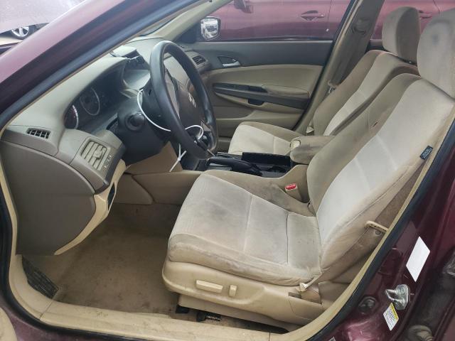 1HGCP26438A052020 - 2008 HONDA ACCORD LXP BURGUNDY photo 7