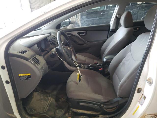 5NPDH4AE5GH730124 - 2016 HYUNDAI ELANTRA SE WHITE photo 7