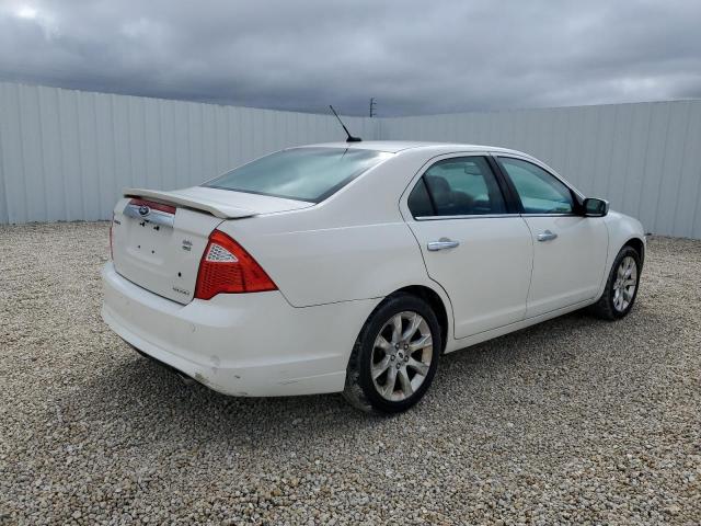 3FAHP0CG7CR280047 - 2012 FORD FUSION SEL WHITE photo 3