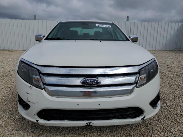 3FAHP0CG7CR280047 - 2012 FORD FUSION SEL WHITE photo 5