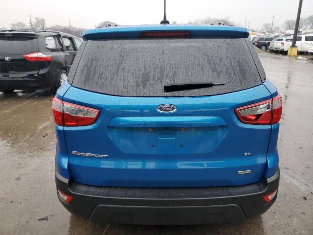 MAJ3S2GE3KC302071 - 2019 FORD ECOSPORT SE BLUE photo 6