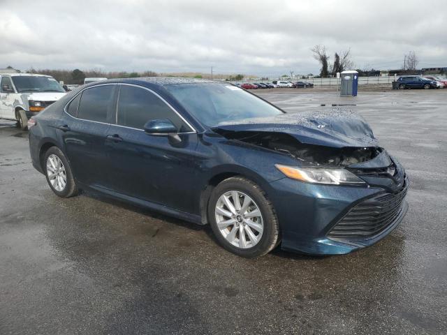 4T1B11HK0KU764617 - 2019 TOYOTA CAMRY L BLUE photo 4