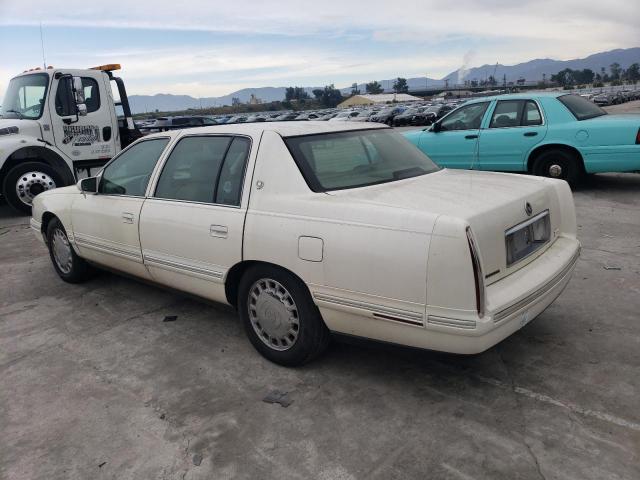 1G6KD54Y1XU775438 - 1999 CADILLAC DEVILLE WHITE photo 2