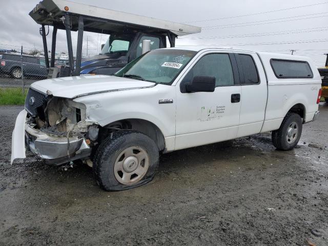 1FTPX14575KD48136 - 2005 FORD F150 WHITE photo 1