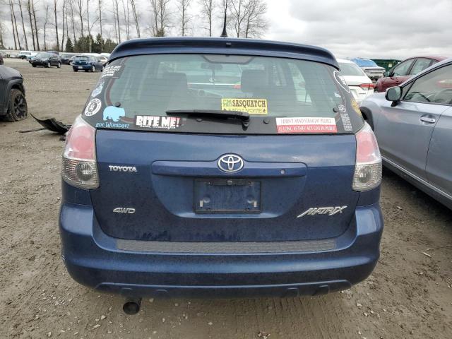 2T1LR32E26C558024 - 2006 TOYOTA MATRIX BASE BLUE photo 6