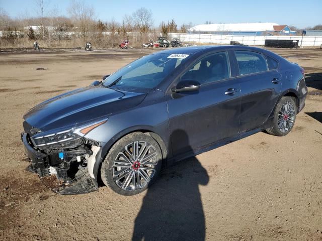 3KPF44AC4NE437853 - 2022 KIA FORTE GT GRAY photo 1