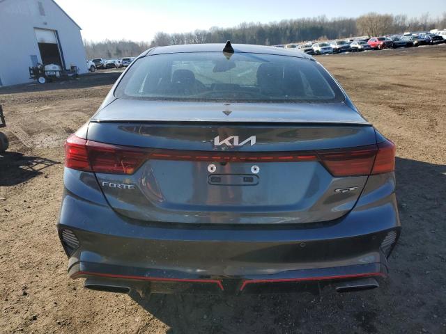 3KPF44AC4NE437853 - 2022 KIA FORTE GT GRAY photo 6