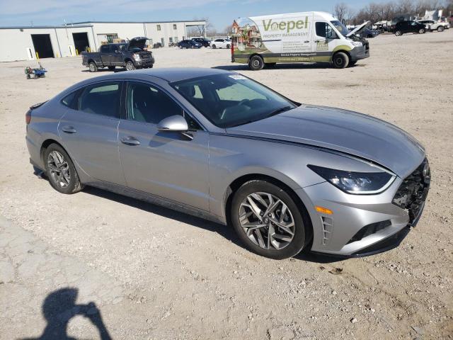 5NPEL4JA9MH122456 - 2021 HYUNDAI SONATA SEL GRAY photo 4