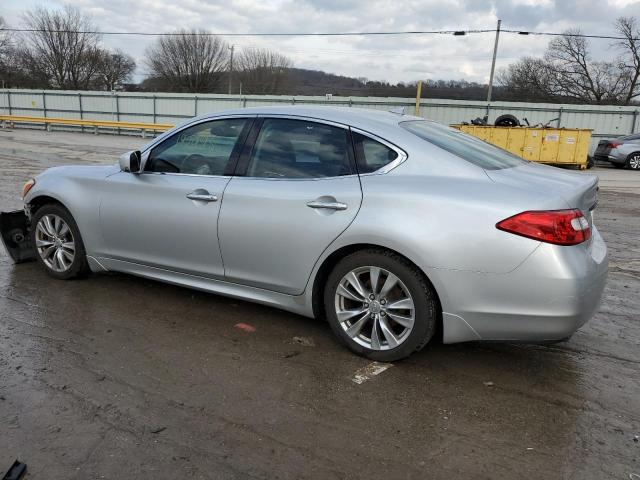 JN1EY1AP3CM910614 - 2012 INFINITI M35H SILVER photo 2