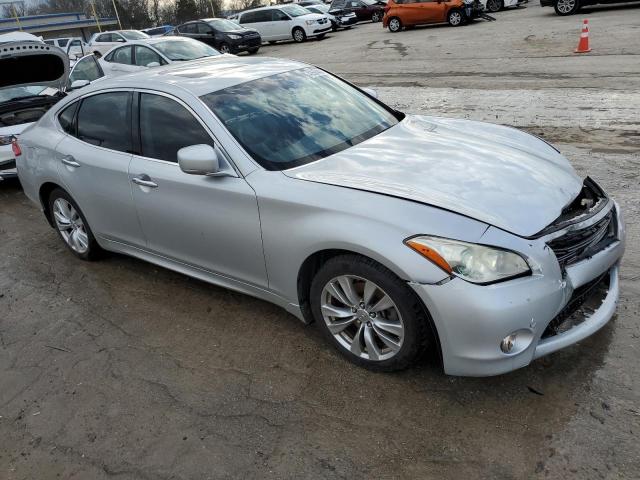 JN1EY1AP3CM910614 - 2012 INFINITI M35H SILVER photo 4