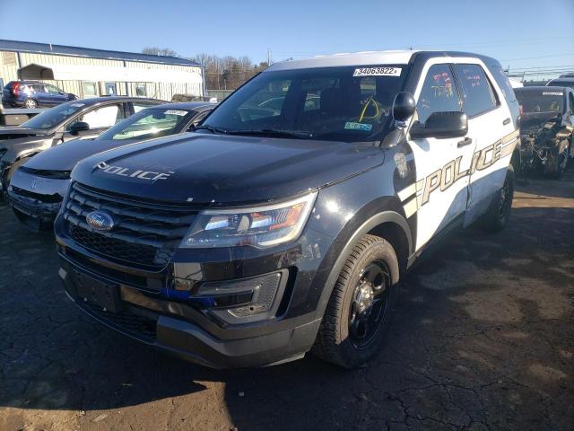 1FM5K8AR7JGA26613 - 2018 FORD EXPLORER POLICE INTERCEPTOR WHITE photo 2
