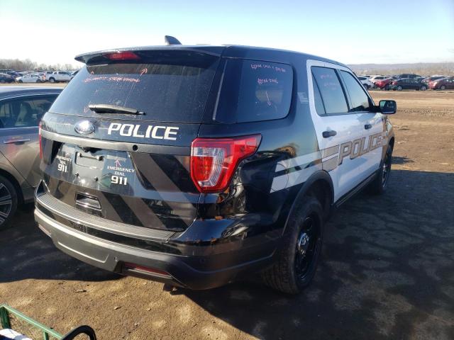 1FM5K8AR7JGA26613 - 2018 FORD EXPLORER POLICE INTERCEPTOR WHITE photo 4