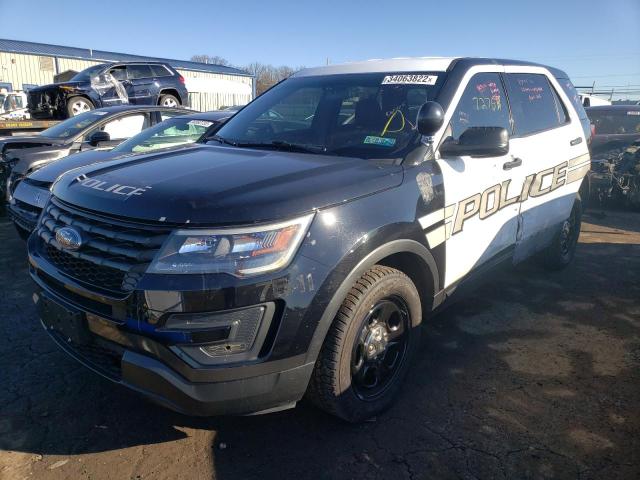 1FM5K8AR7JGA26613 - 2018 FORD EXPLORER POLICE INTERCEPTOR WHITE photo 9