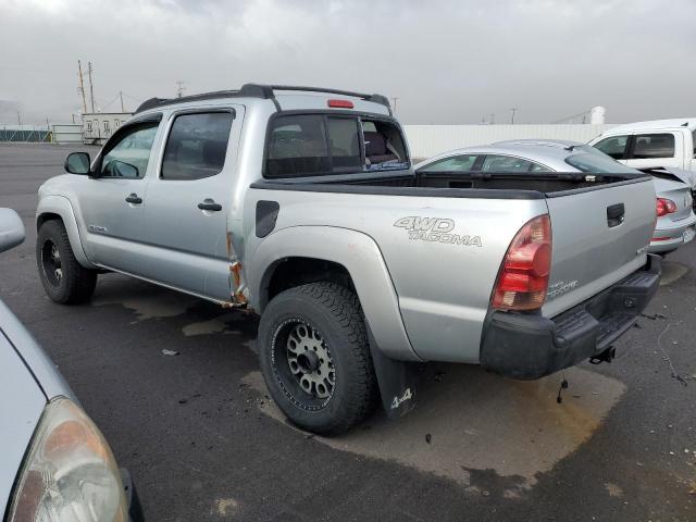 5TELU42N87Z356238 - 2007 TOYOTA TACOMA DOUBLE CAB SILVER photo 2