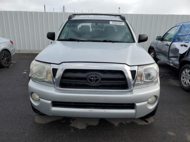 5TELU42N87Z356238 - 2007 TOYOTA TACOMA DOUBLE CAB SILVER photo 5